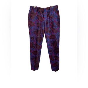 J.Crew Garden Pants in Midnight Floral Jacquard Pants size 2